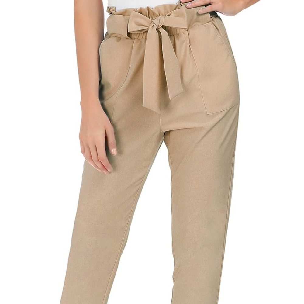 Grace Karin Medium Tan Cropped Pants Size M
